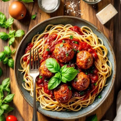 Spaghetti con le Polpette