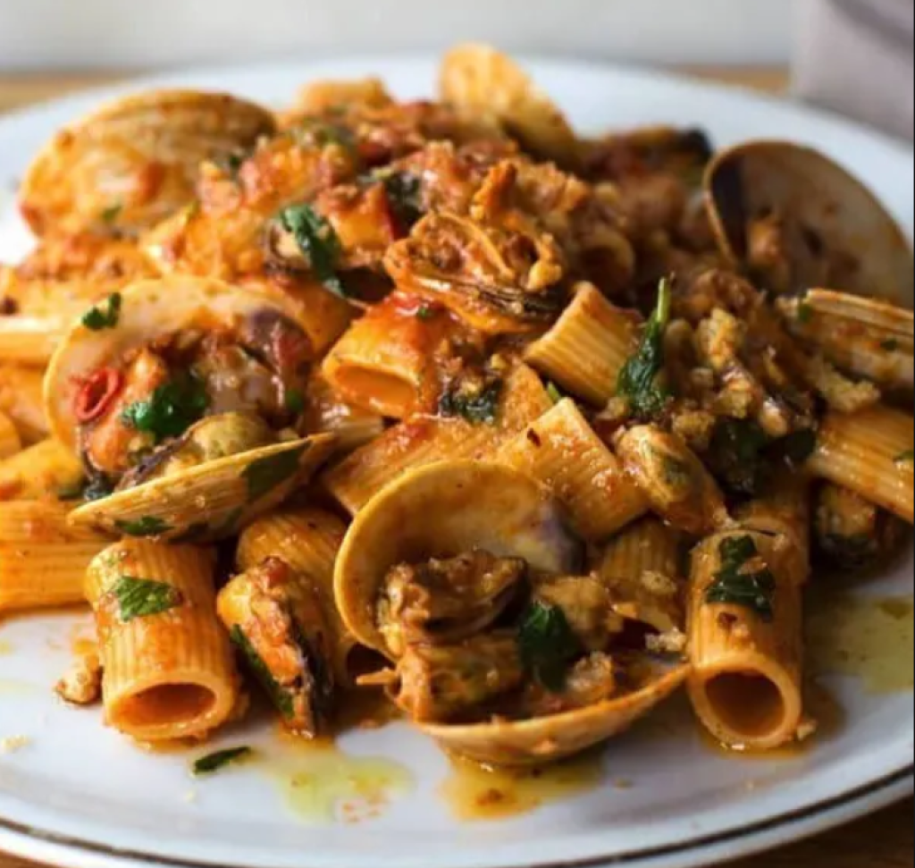 Paccheri with Seafood