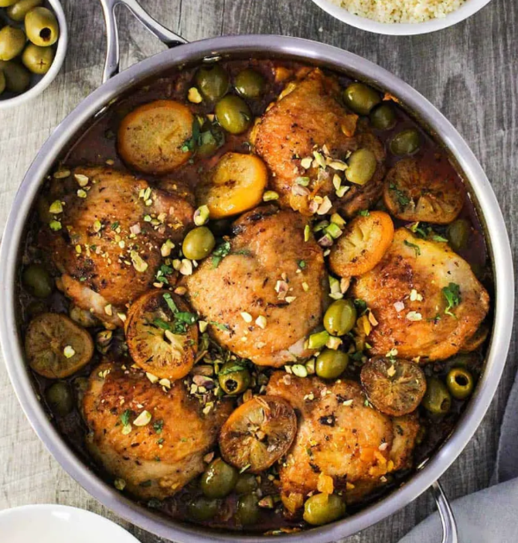 Chicken and Preserved Lemon Tagine