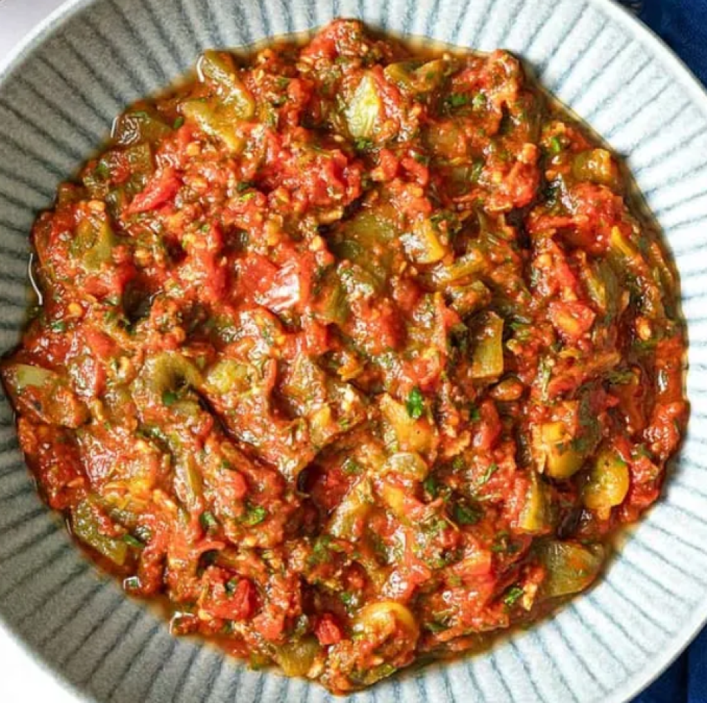 Taktouka (Roasted Pepper and Tomato Salad)